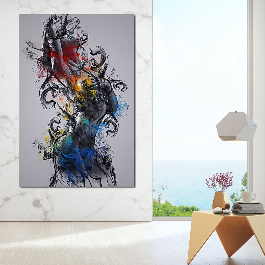 The Smoke Collection 02 Canvas Wall Art