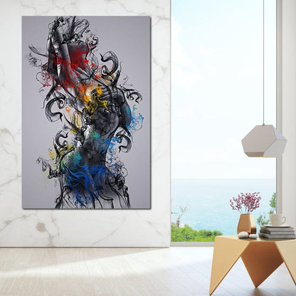 The Smoke Collection 02 Canvas Wall Art
