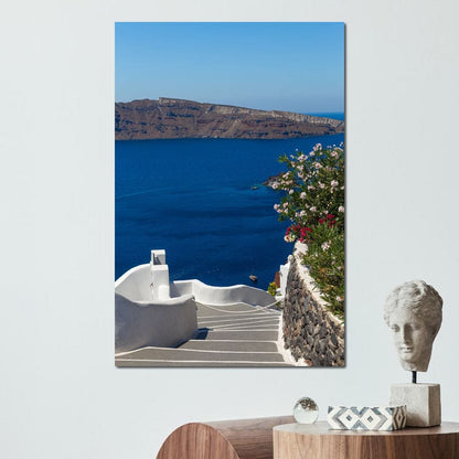 Santorini Canvas Wall Art