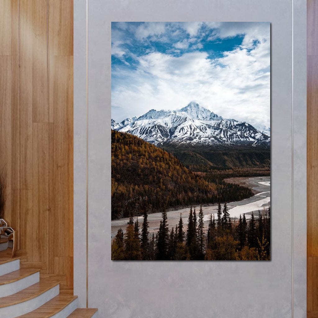 Alaskan Autumn Canvas Wall Art