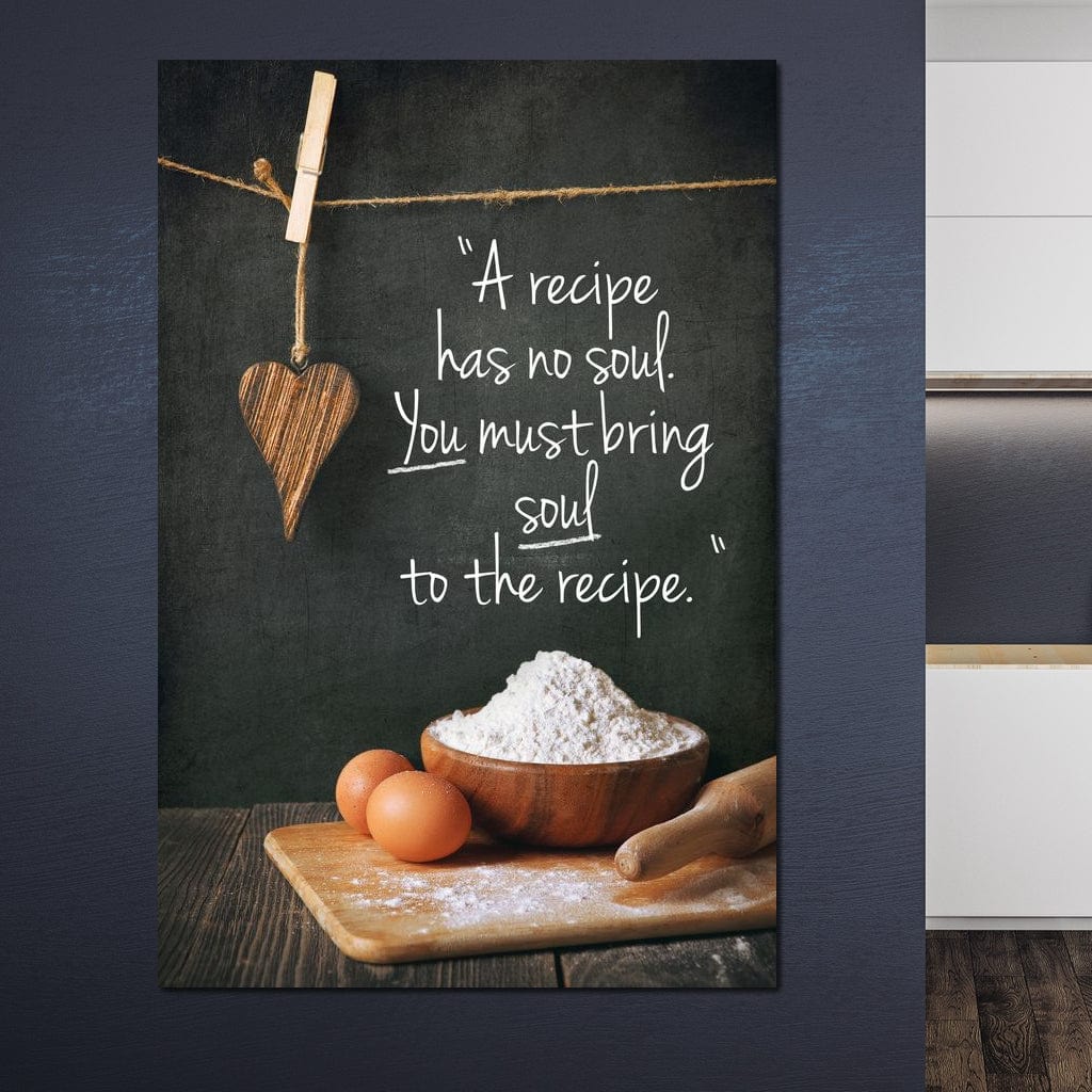 Kitchen Quote Canvas Wall Art
