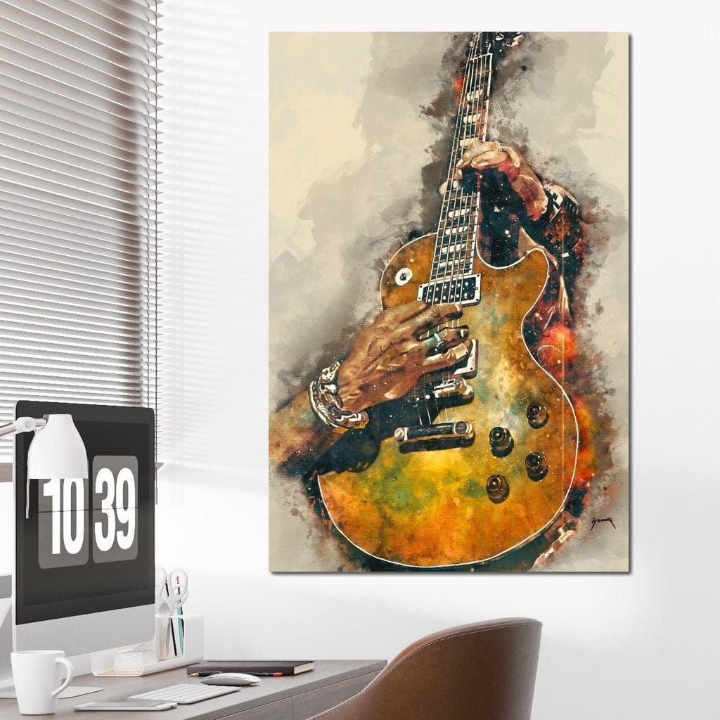 Slash's Electric Guitar Canvas Wall Art