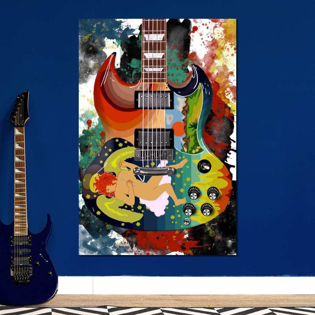 Eric Clapton's Solid Guitar Canvas Wall Art