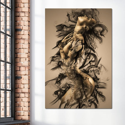 The Smoke Collection 01 Canvas Wall Art