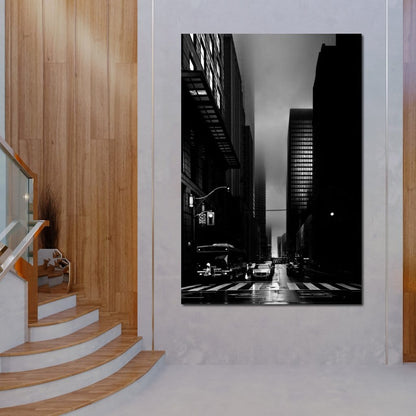 Downtown Toronto Fogfest no35 Canvas Wall Art