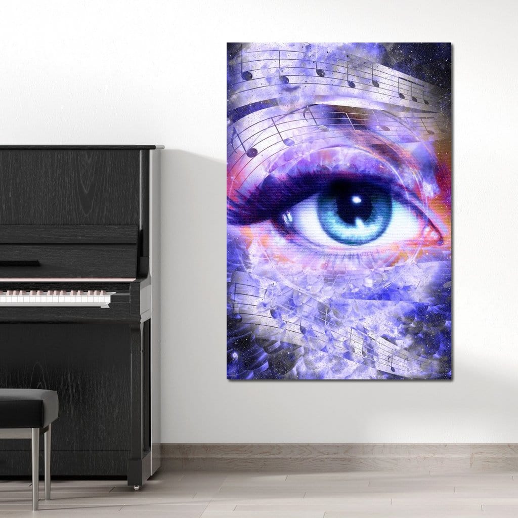 Musical Eye Canvas Wall Art