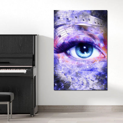 Musical Eye Canvas Wall Art