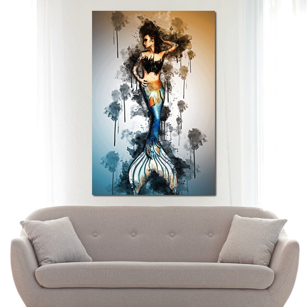 Mermaid Canvas Wall Art