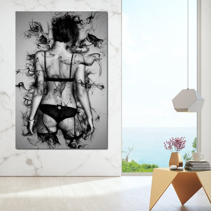 The Smoke Collection 04 Canvas Wall Art
