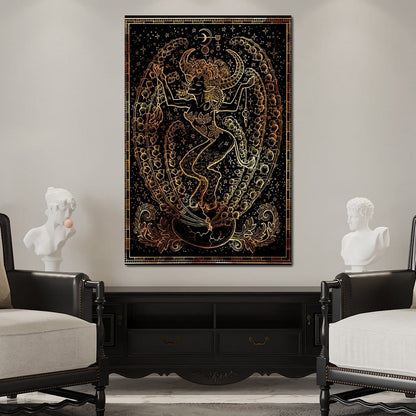 Zodiac sign Taurus Canvas Wall Art