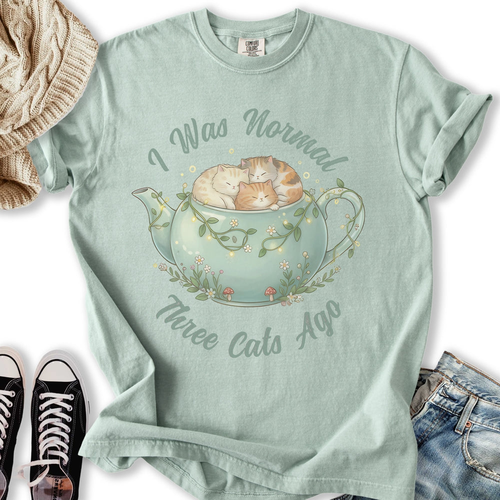 Three Cats Ago Teapot Relaxed Tee