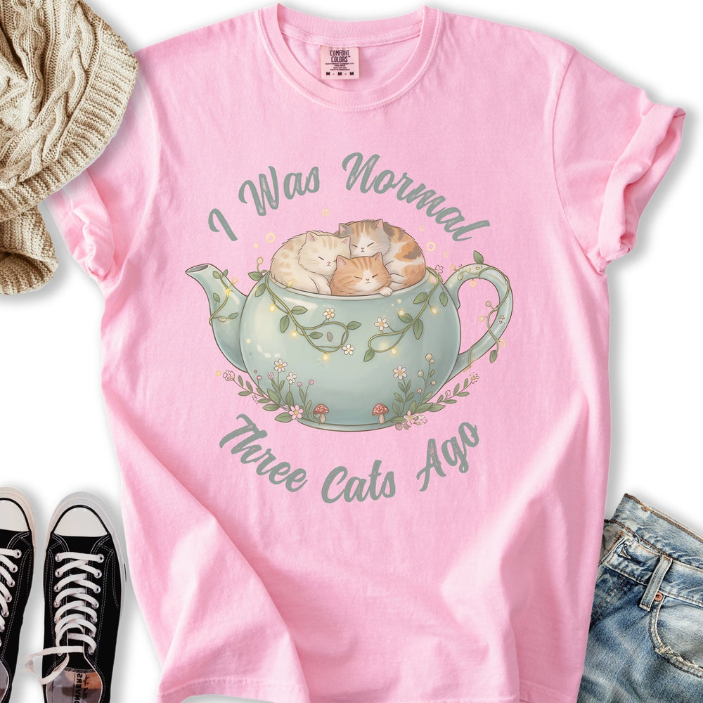Three Cats Ago Teapot Relaxed Tee
