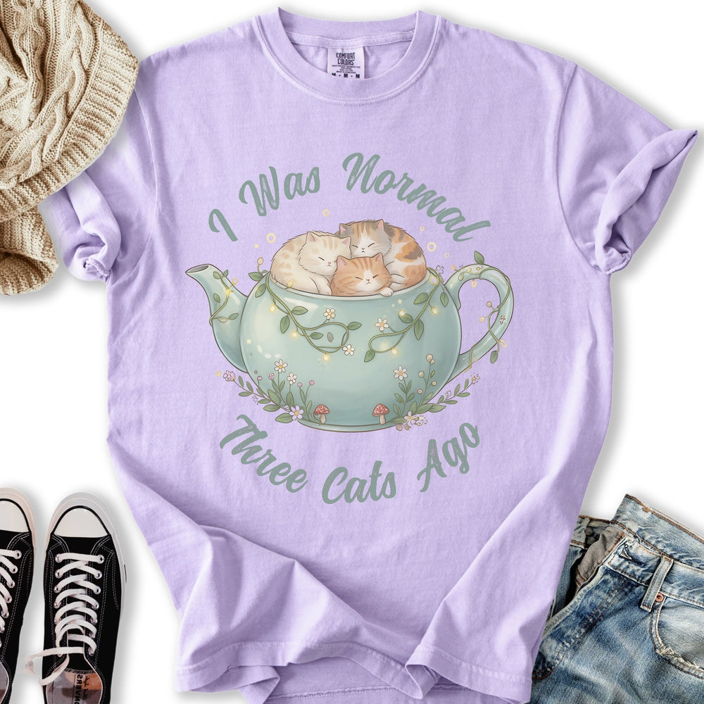 Three Cats Ago Teapot Relaxed Tee