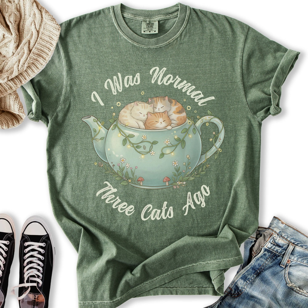 Three Cats Ago Teapot Relaxed Tee
