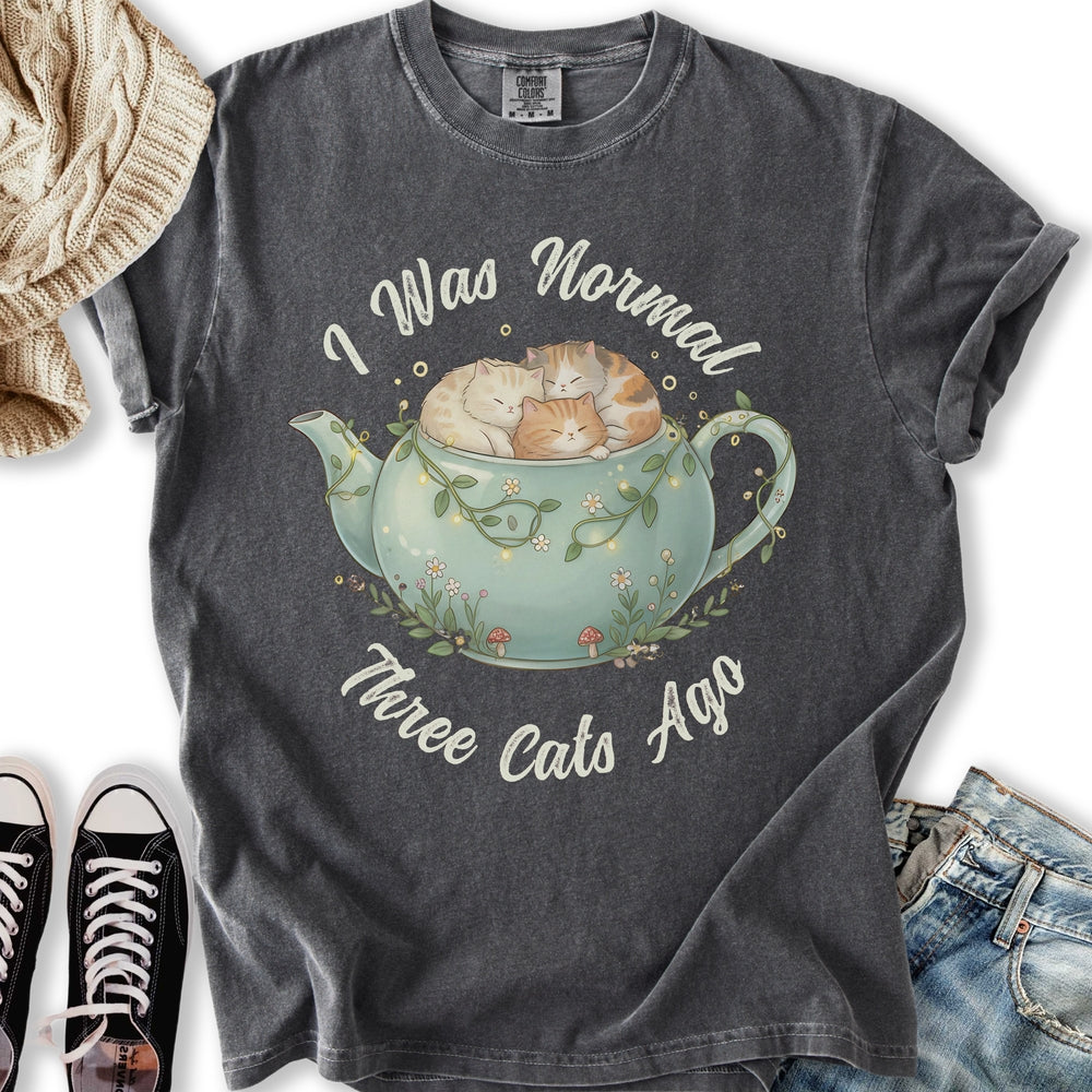 Three Cats Ago Teapot Relaxed Tee