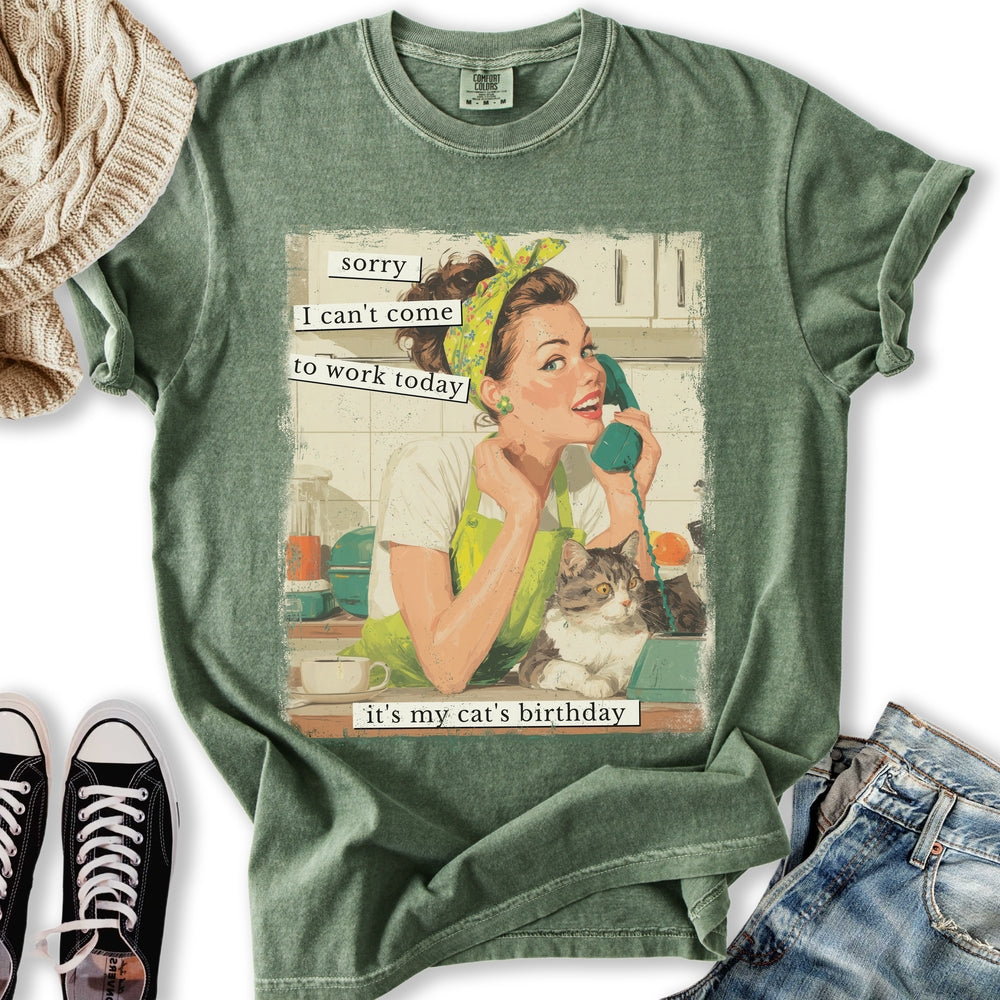 Sorry It's My Cats Birthday Relaxed Tee