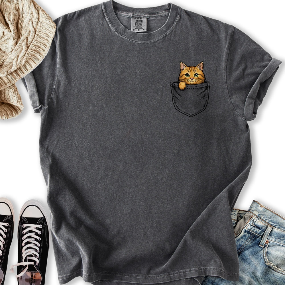 Ginger Cat Pocket Relaxed Tee