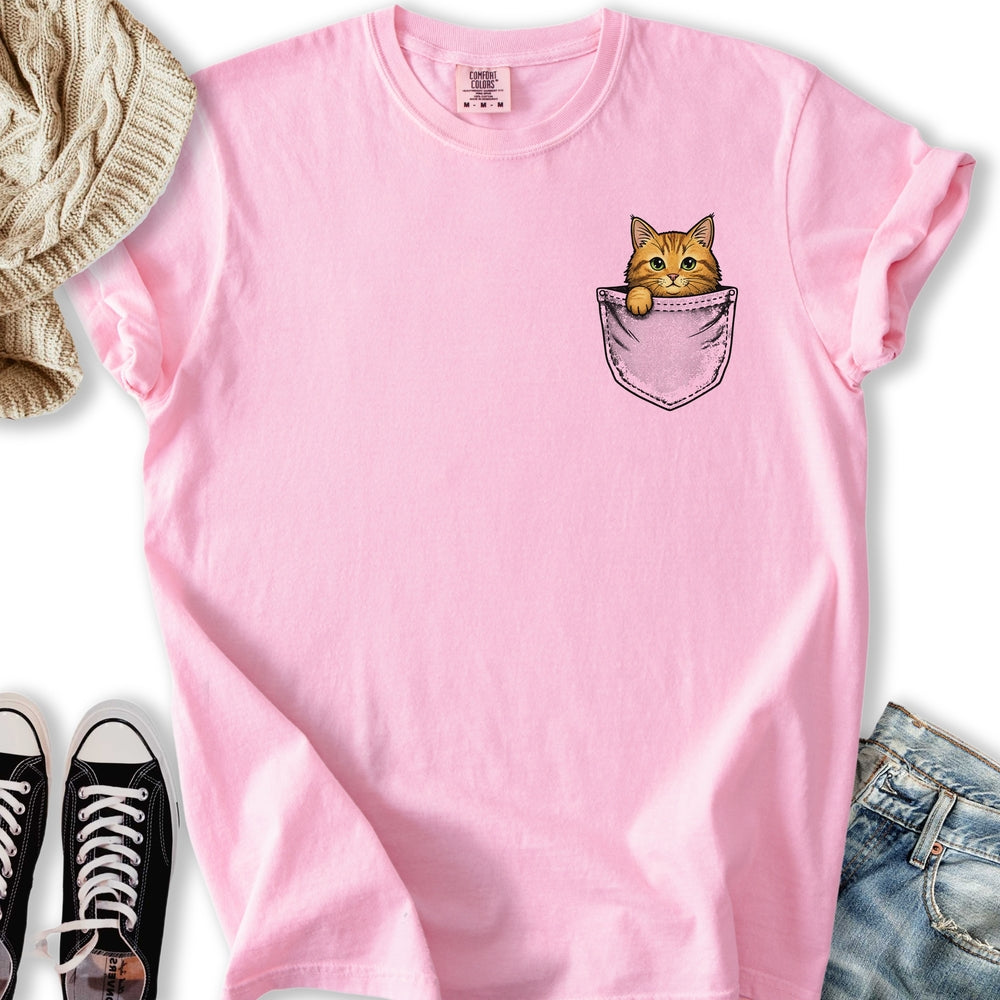 Ginger Cat Pocket Relaxed Tee
