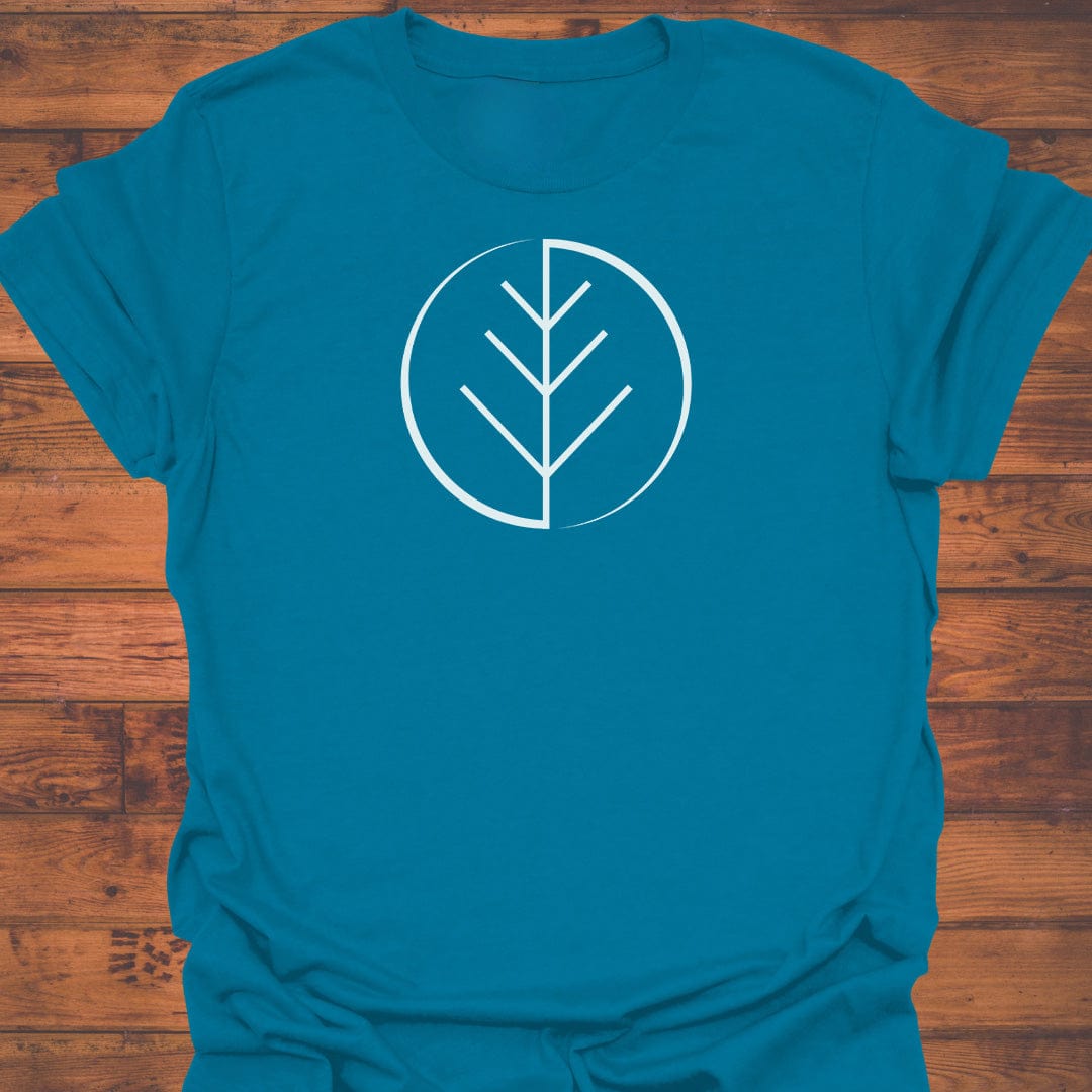 Cyber Leaf Blueprint T-Shirt
