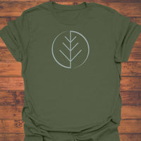 Cyber Leaf Blueprint T-Shirt