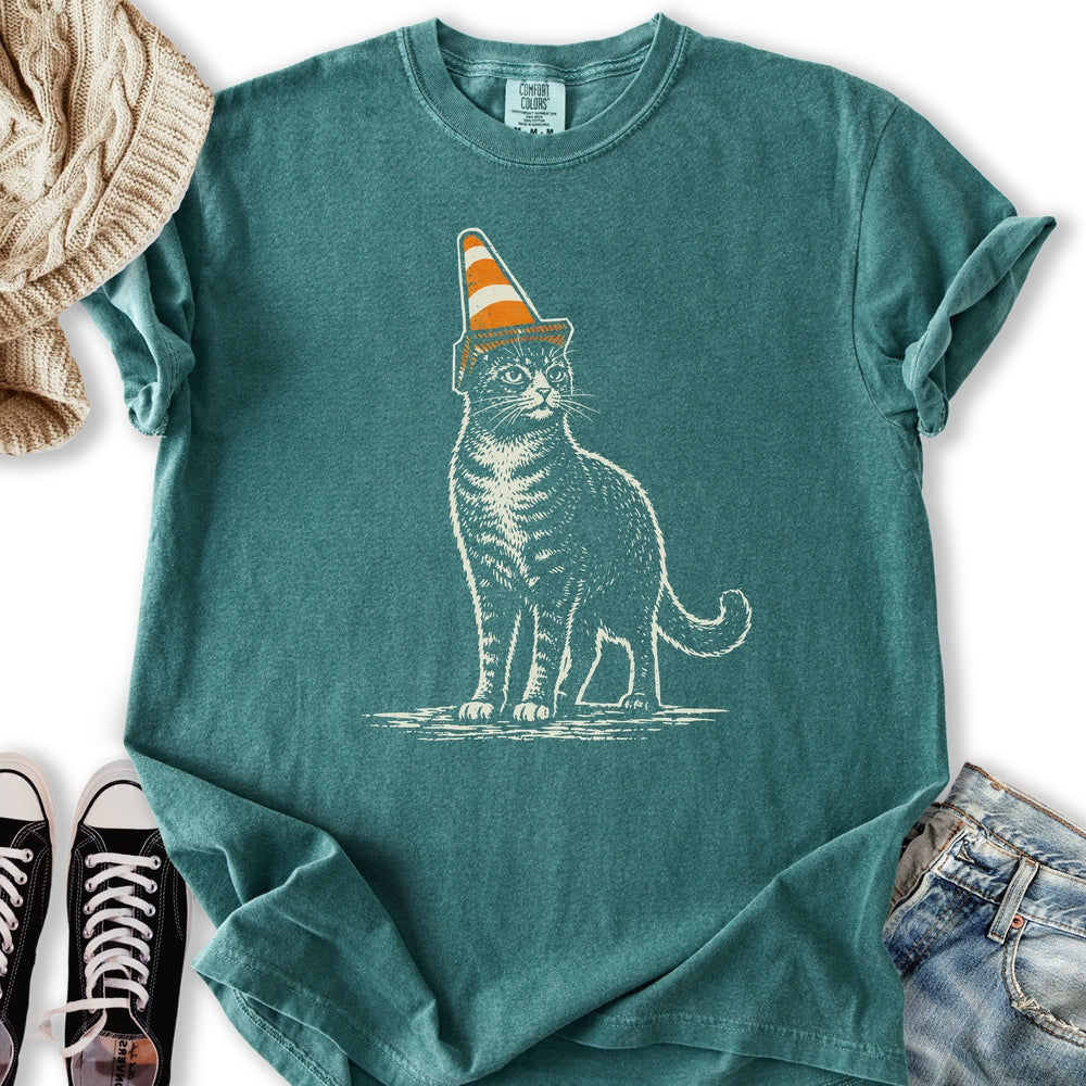 Witches Hat Cat Relaxed Tee