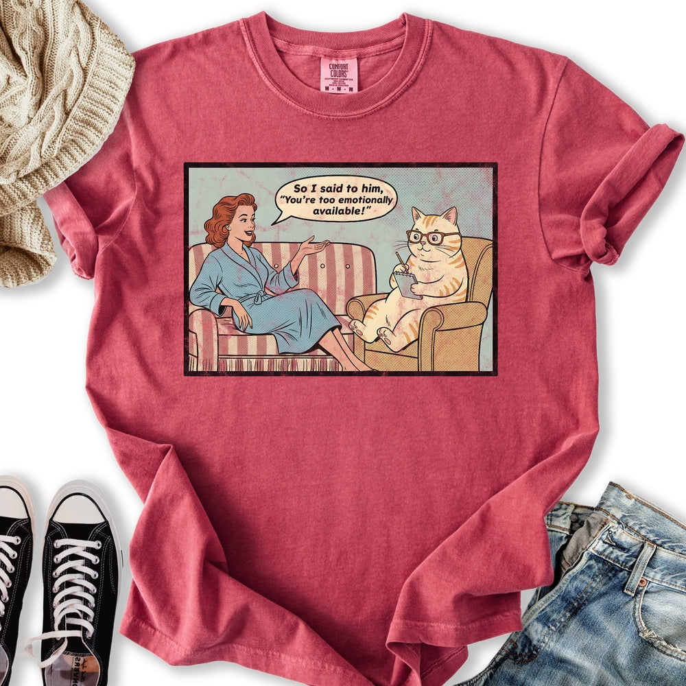 Cat Therapy Relaxed Tee