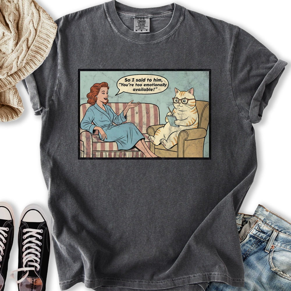 Cat Therapy Relaxed Tee