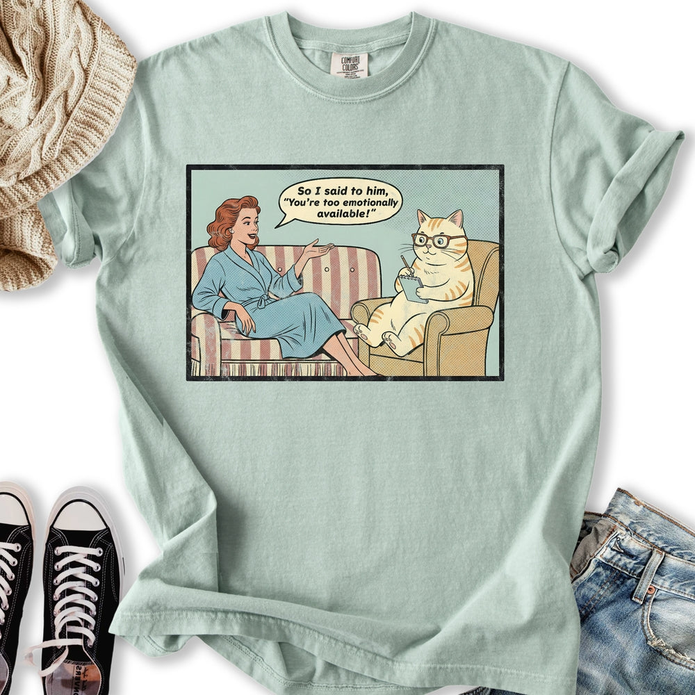 Cat Therapy Relaxed Tee