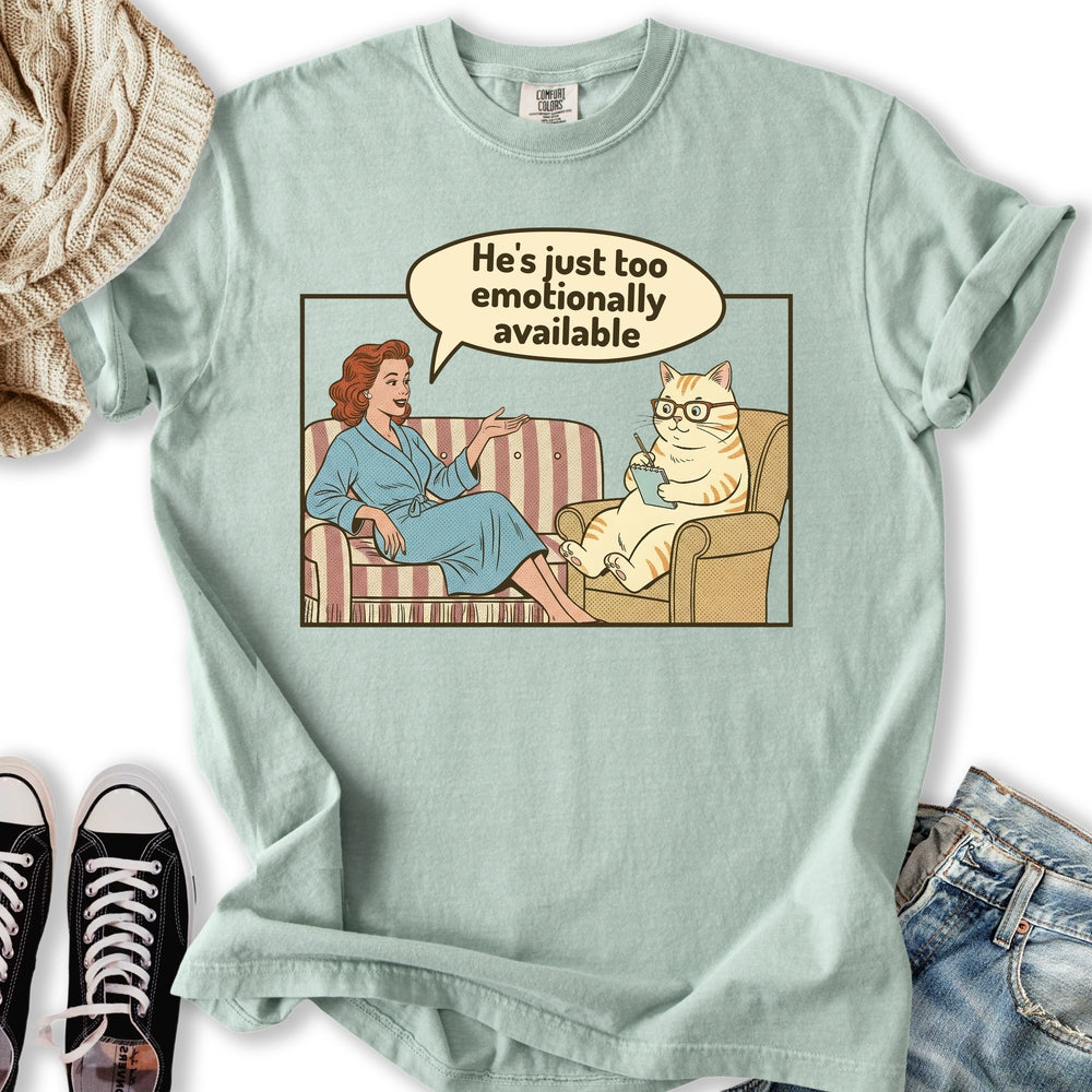 Cat Therapy Relaxed Tee