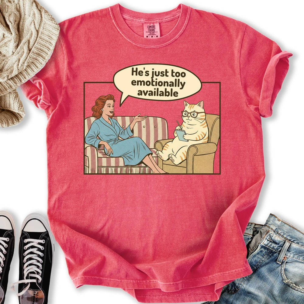 Cat Therapy Relaxed Tee