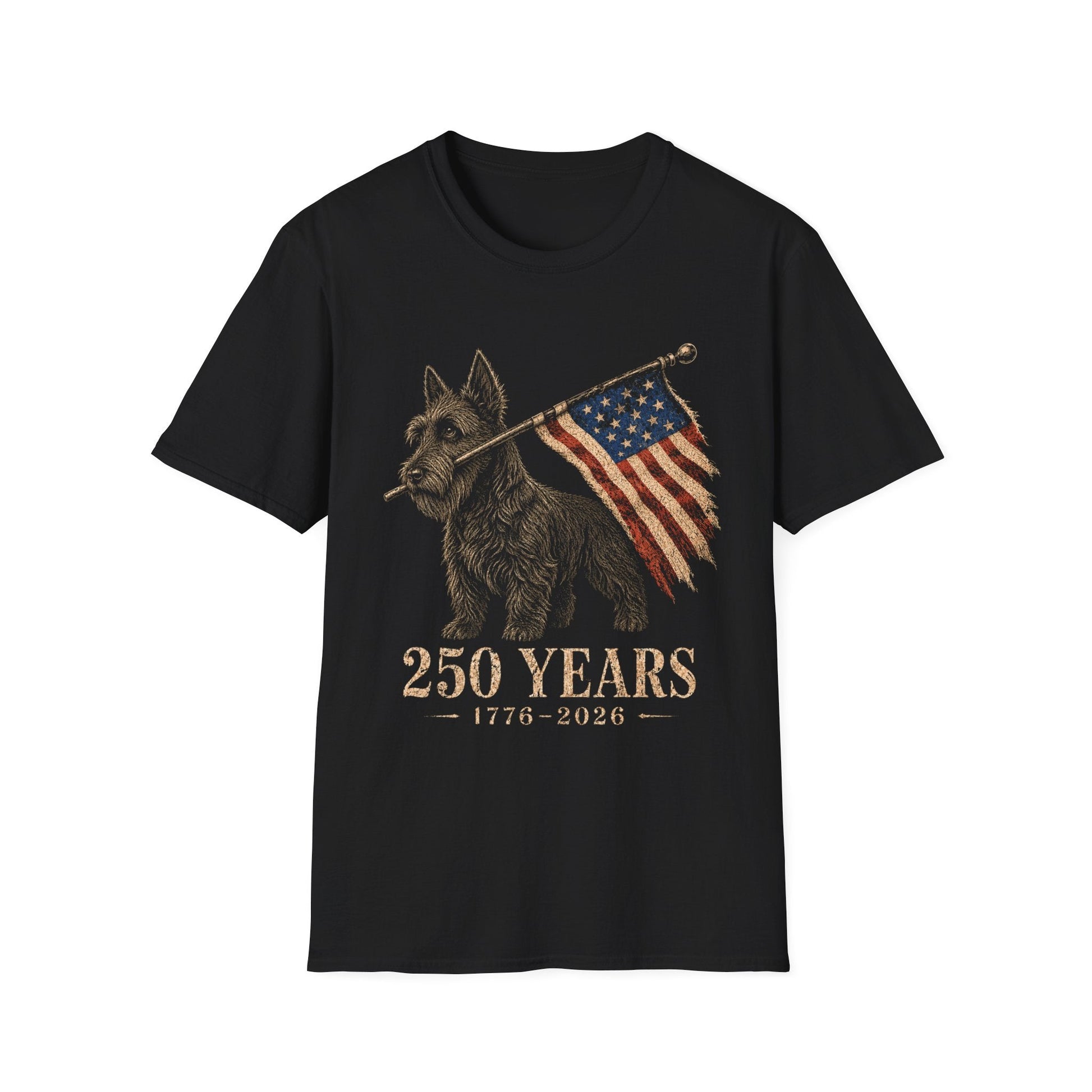 Scottish Terrier USA 250 Years Tee