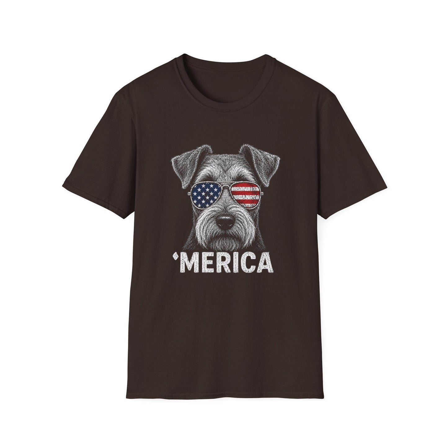 Airedale Terrier Merica Tee