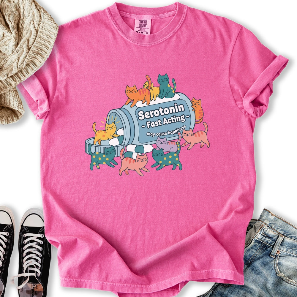 Serotonin Cat Relaxed Tee