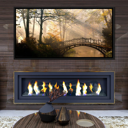 Park Bridge Canvas Wall Art
