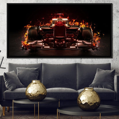 The Fastest Car Canvas Wall Art