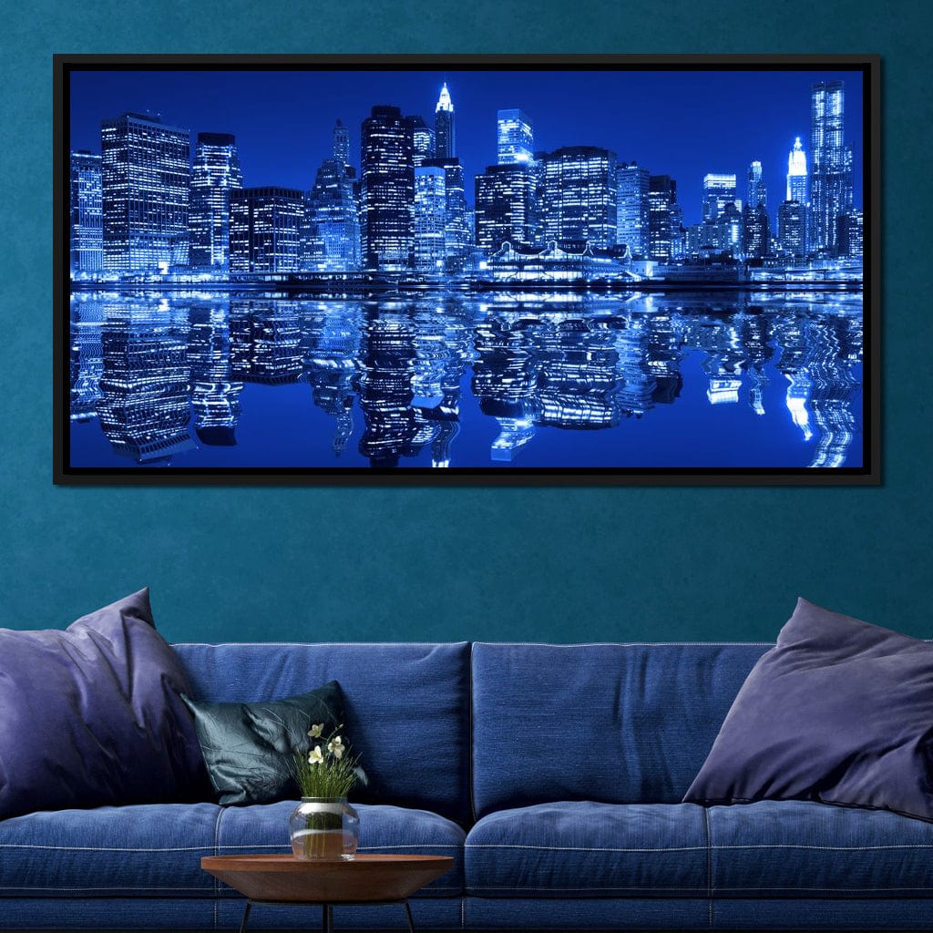 New York City Reflection Canvas Wall Art