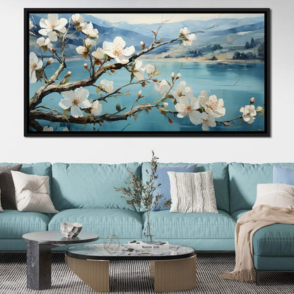 Blooming Almond Tree 1 Canvas Wall Art