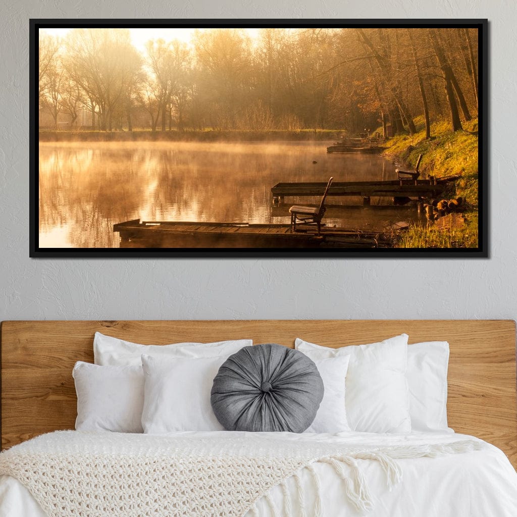 Relaxing Lake Canvas Wall Art