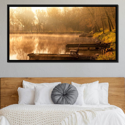 Relaxing Lake Canvas Wall Art
