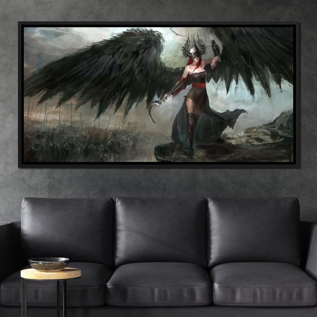 Dark Crow General Canvas Wall Art