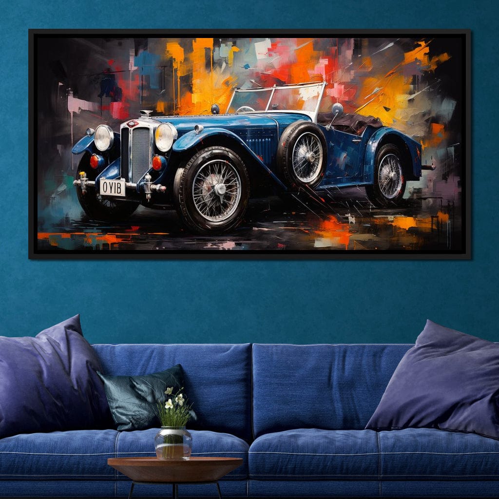 Classic Roadster Canvas Wall Art