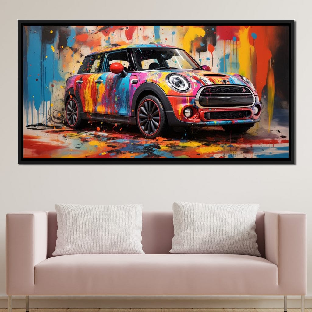 Mini Coop Canvas Wall Art
