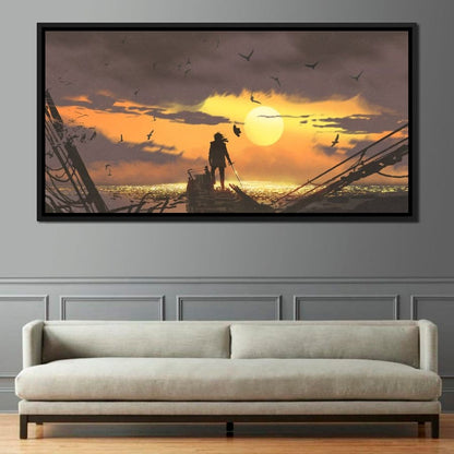 Ruins of Agony Canvas Wall Art