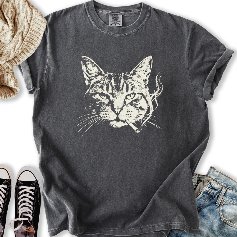 Smoking Cat Relaxed Tee
