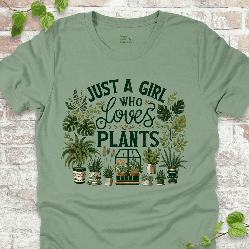 A Girl Who Loves Plants T-Shirt