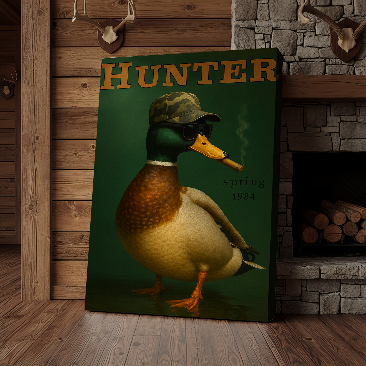 Duck Hunter Magazine 3D Wrapped Canvas Wall Art