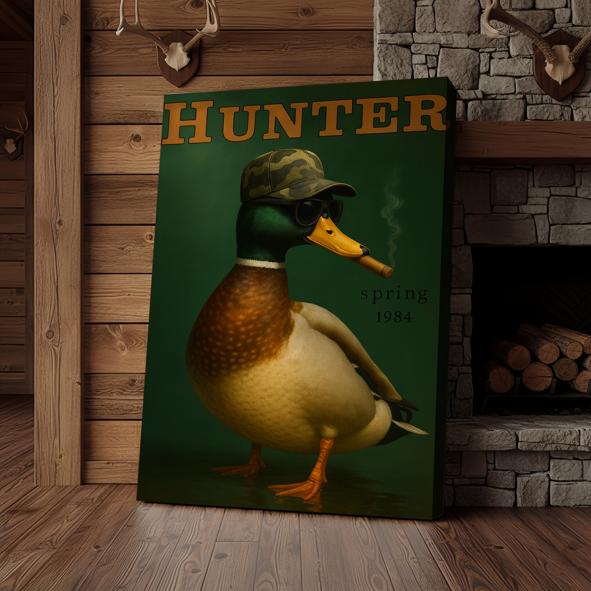 Duck Hunter Magazine 3D Wrapped Canvas Wall Art