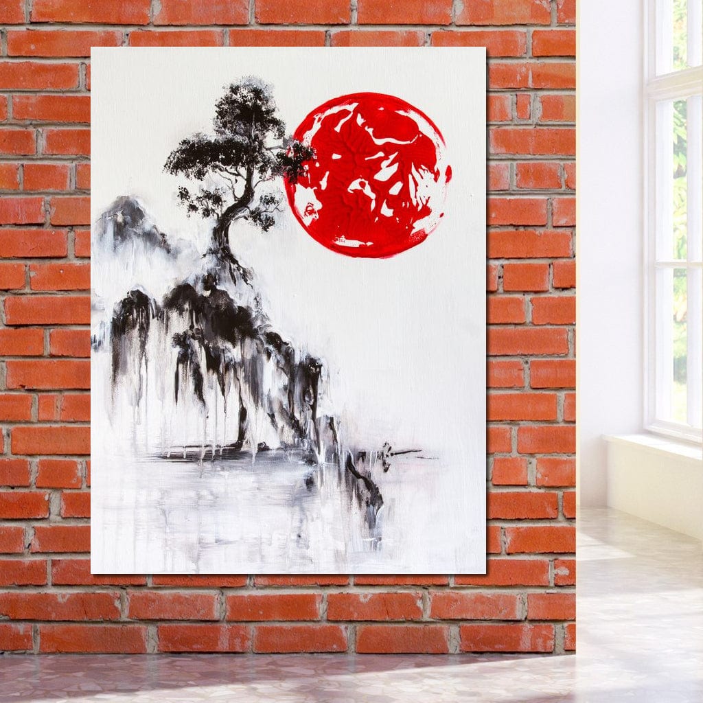 Japanese Tree Canvas Wall Art