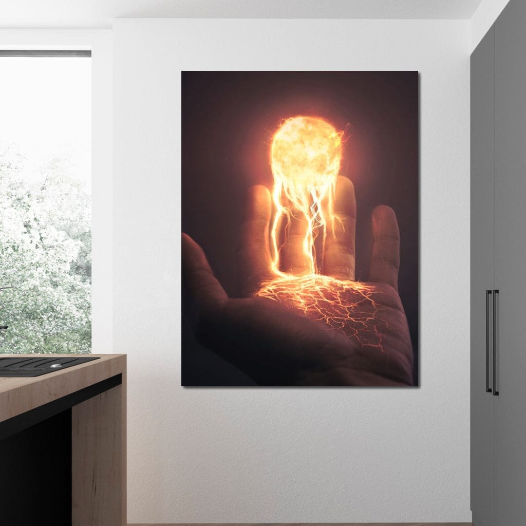 Holding the Sun Canvas Wall Art