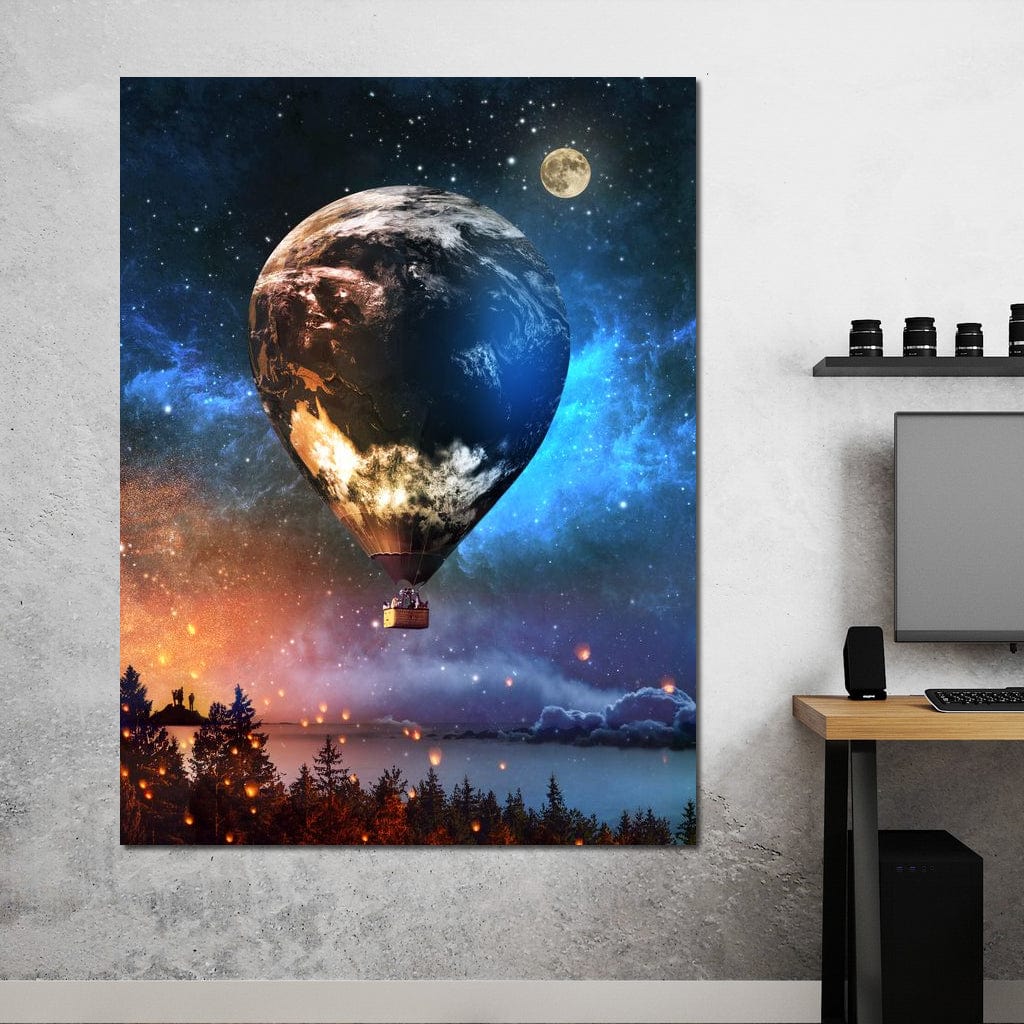 Earth Canvas Wall Art